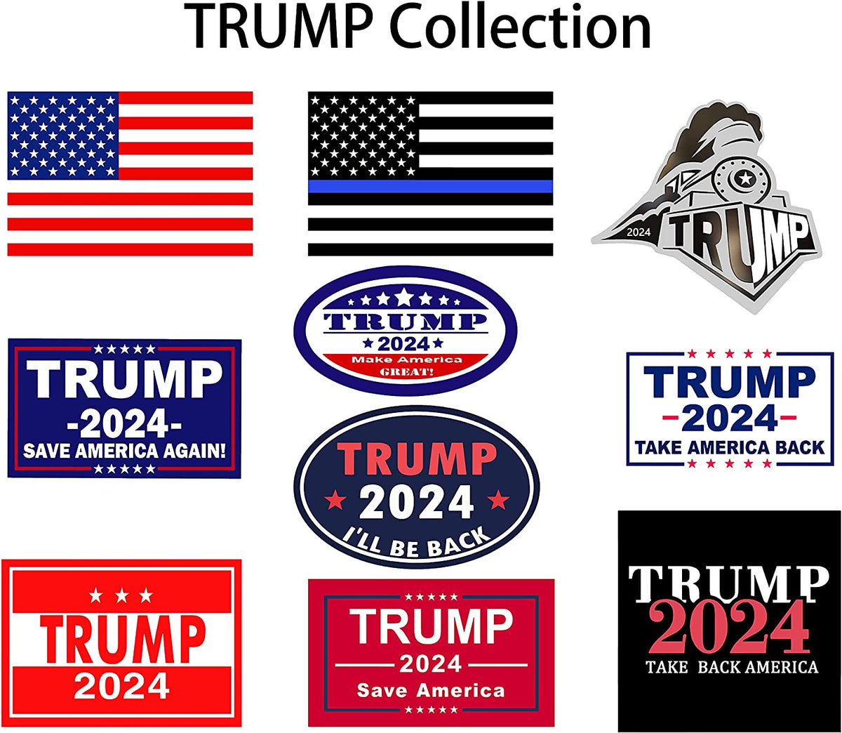 Trump 2024 Take America Back FJB Decal Sticker 